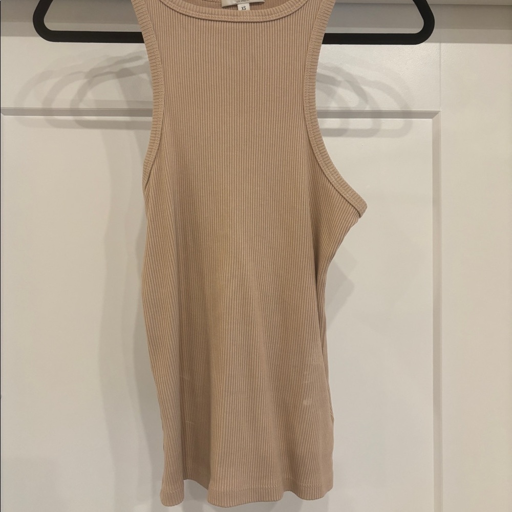 Agolde Ribbed Racer Back Tank. Sz XS. - Picture 2 of 2